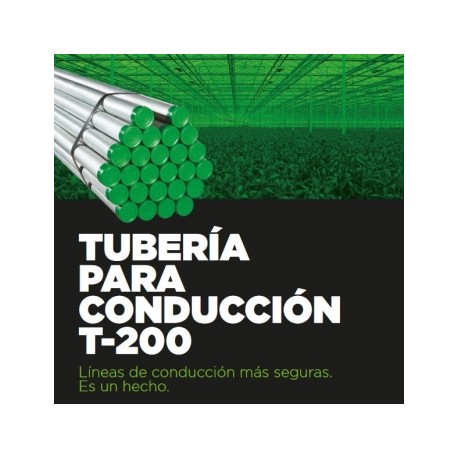 TUBO AC GALV T-200 C/R 51MM-6.40MT TUNA