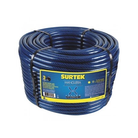 MANG SPIDER AZUL JARDIN 3/4"X100MT M34S100 SURTEK