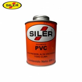 BOTE PEG PESADO PVC SILER NARANJA 480G