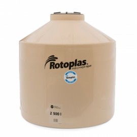 TINACO BEIGE 2500L 500021 ROTOPLAS