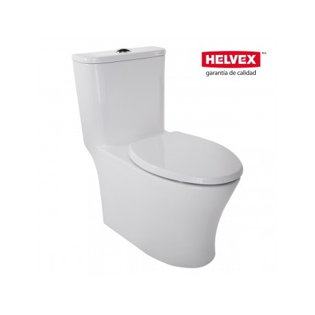 WC OP RIVOLI PLUS 4.8LT C/AS BCO HELVEX